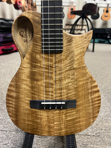KALA Revelator Nautilus Myrtle Electric Tenor Ukulele w/Case - Made In The U.S.A.
