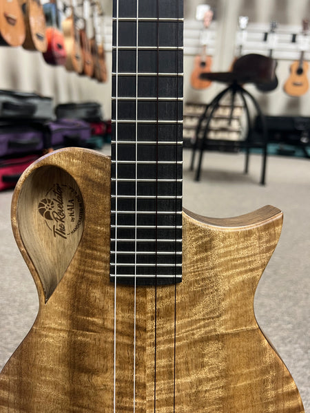 KALA Revelator Nautilus Myrtle Electric Tenor Ukulele w/Case - Made In The U.S.A.