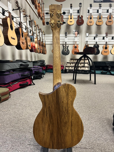 KALA Revelator Nautilus Myrtle Electric Tenor Ukulele w/Case - Made In The U.S.A.