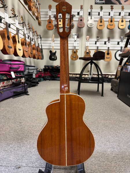 aNueNue LOUT Orange Lion Solid Cedar/Koa Tenor Ukulele w/Case - Pre Loved