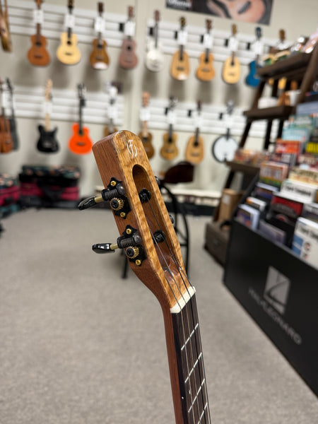 Flight Fireball Solid Mango Electric Baritone Ukulele w/Case #2 - Royal Series