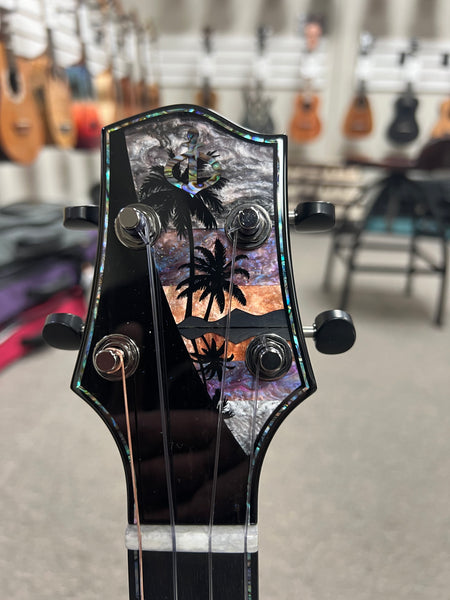 Cornerstone Custom Solid Koa Tenor Ukulele w/Case  #131 Triple Top