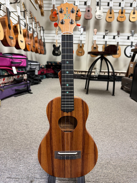 KoAloha KCM-10 Solid Koa Pikake Concert Ukulele w/Case #2 - Made in Hawaii