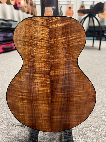 Cornerstone Custom Solid Koa Tenor Ukulele w/Case  #131 Triple Top