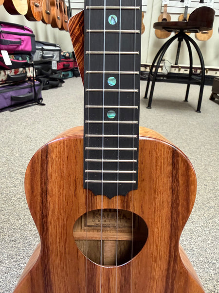 KoAloha KCM-10 Solid Koa Pikake Concert Ukulele w/Case #2 - Made in Hawaii