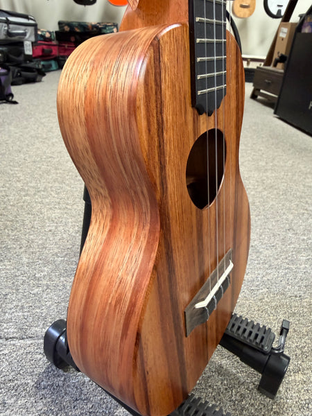 KoAloha KCM-10 Solid Koa Pikake Concert Ukulele w/Case #2 - Made in Hawaii