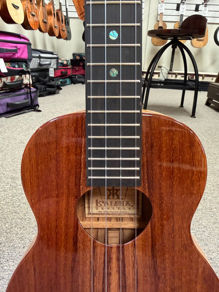 KoAloha KTMS-00 Slimline Solid Koa Tenor Ukulele w/Case #2 - Made in Hawaii !!