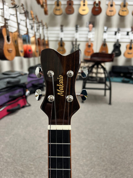 Makaio MKT-20 Solid Koa Tenor Ukulele w/Case - Rosewood Comfort Armrest