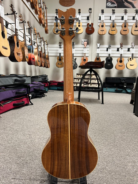 Makaio MKT-20 Solid Koa Tenor Ukulele w/Case - Rosewood Comfort Armrest