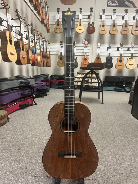 KALA KA-CM-BE Curly Mango Electric Baritone Ukulele