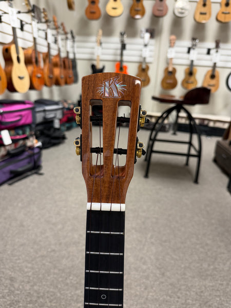 KALA Umbra KA-UM-ACBW-TE Solid Acacia Electric Tenor Ukulele w/Case