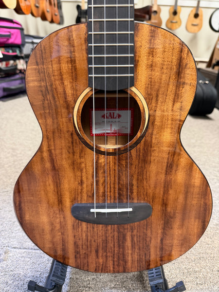 KALA KA-CT-SA-BG Solid Acacia Baritone Ukulele w/Case #3 - Contour Series