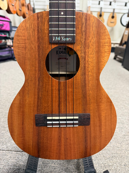 Kamaka HF-3 Solid Koa Tenor Ukulele w/Case - Made in Hawaii !!