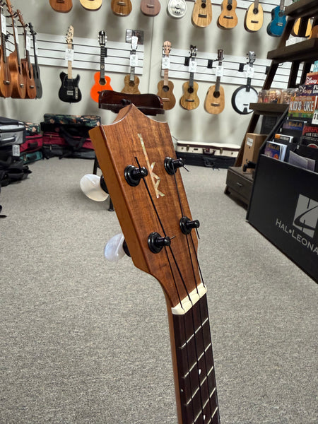 Kamaka HF-1L Solid Koa Soprano Long Neck Ukulele w/Case - Made in Hawaii