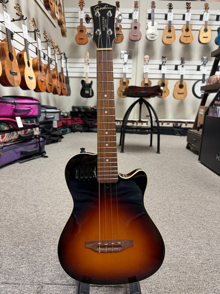 Godin Multiuke Electric Tenor Ukulele w/Case - Sunburst Finish - Pre Loved