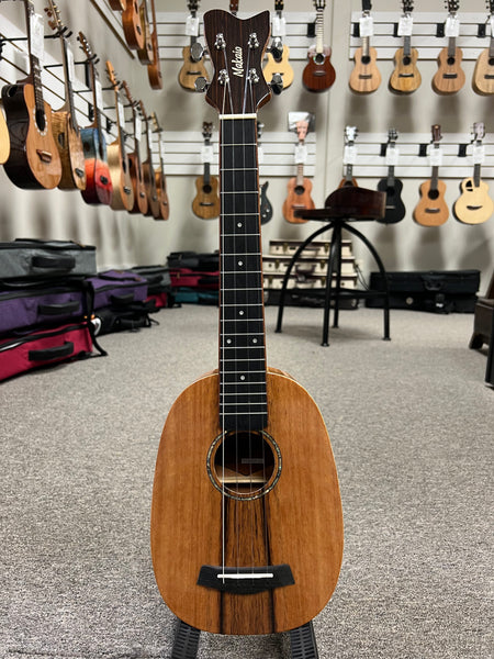 Makaio MSMTP-10 Spalted Mango Pineapple Concert Long Neck Ukulele w/Case