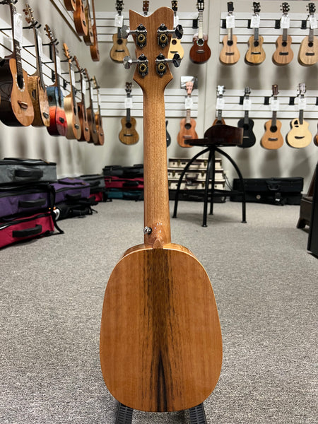 Makaio MSMTP-10 Spalted Mango Pineapple Concert Long Neck Ukulele w/Case