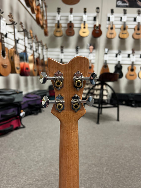 Makaio MSMTP-10 Spalted Mango Pineapple Concert Long Neck Ukulele w/Case