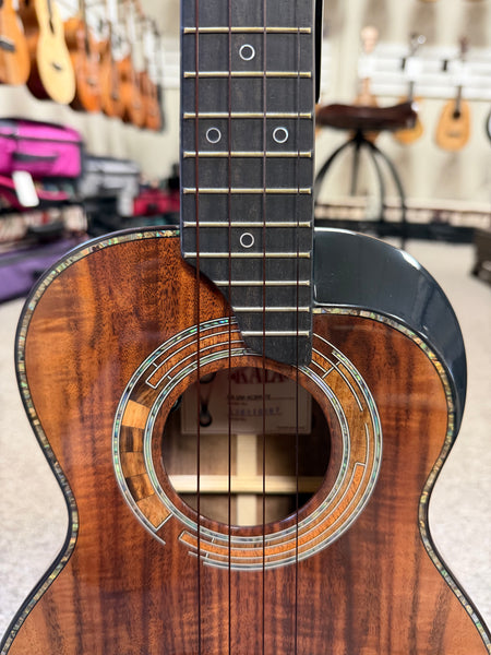 KALA Umbra KA-UM-ACBW-TE Solid Acacia Electric Tenor Ukulele w/Case #2