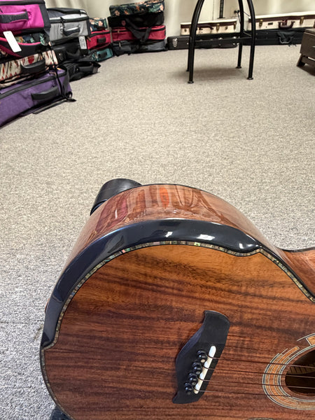 KALA Umbra KA-UM-ACBW-TE Solid Acacia Electric Tenor Ukulele w/Case #2