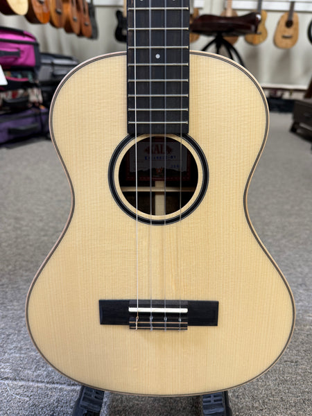KALA KA-ASZCT-ST Solid Spruce/Ziricote Tenor XL Ukulele - Super Tenor