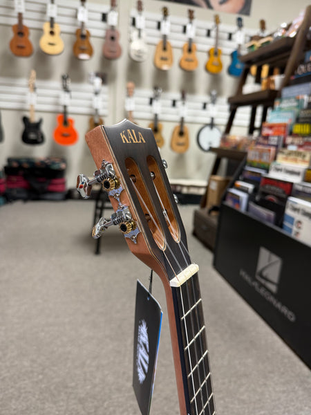 KALA KA-ASZCT-ST Solid Spruce/Ziricote Tenor XL Ukulele - Super Tenor