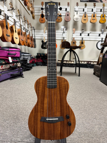 KALA KA-SB-ACA-T Solid Body Acacia Tenor Ukulele w/Case