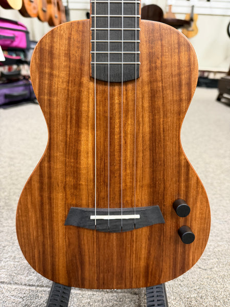 KALA KA-SB-ACA-T Solid Body Acacia Tenor Ukulele w/Case