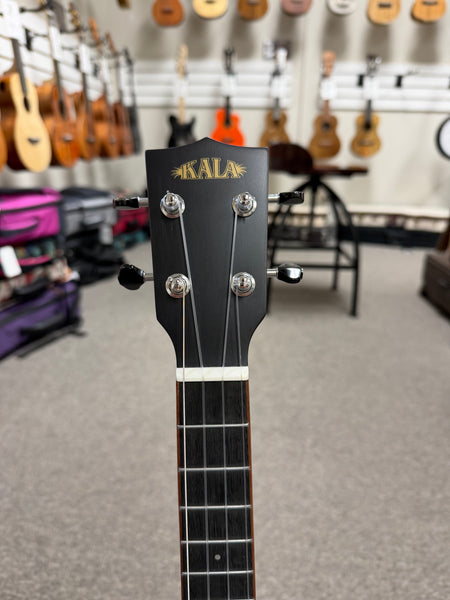 KALA KA-SB-ACA-T Solid Body Acacia Tenor Ukulele w/Case