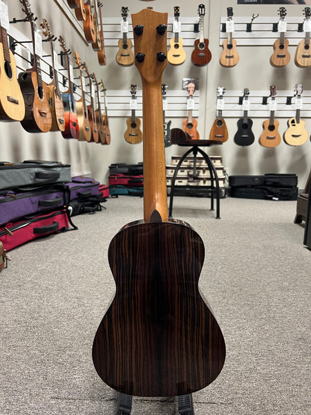 Oli L2-TSE Solid Spruce/Ebony Tenor Ukulele w/Case