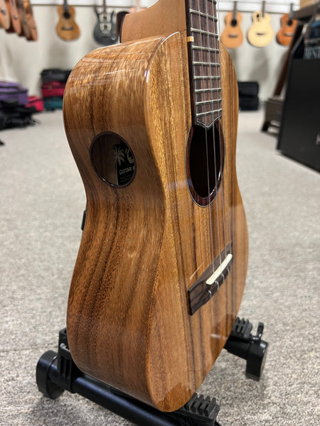 Oli L1-TA Solid Acacia Tenor Ukulele w/Case