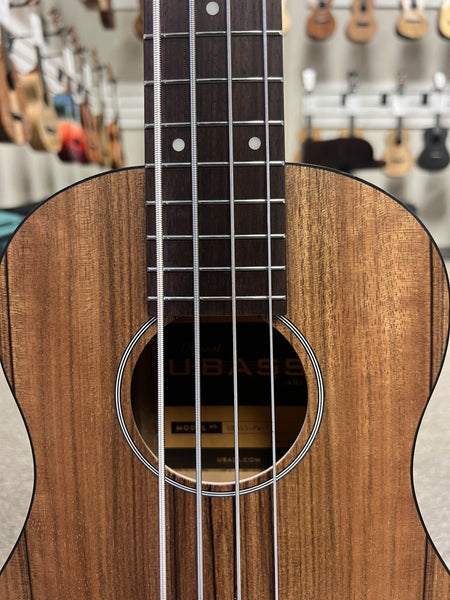 KALA Pacific Walnut Acoustic-Electric U-Bass w/Case - UBASS-PW-FS