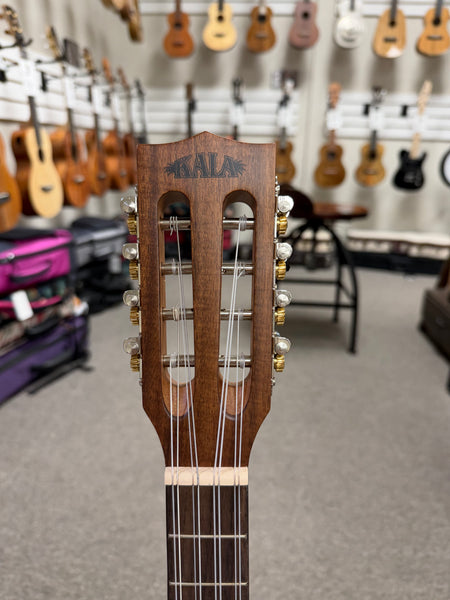 KALA KA-SCAC-B8 Solid Cedar Top/Acacia 8 String Baritone Ukulele