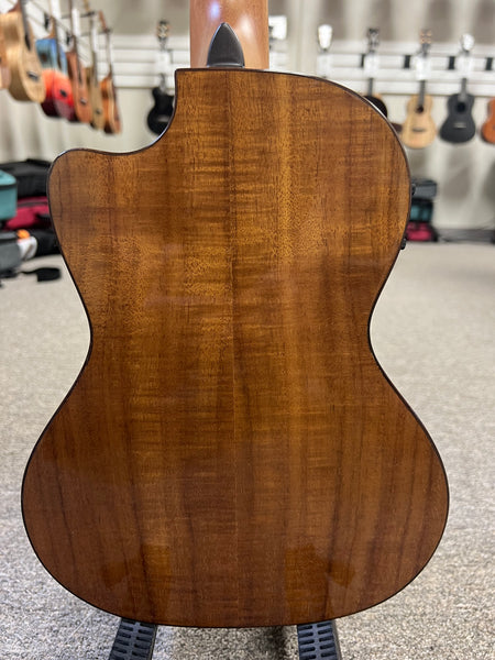 KALA KA-SCAC-T-CE Solid Cedar Top Acacia Tenor Electric Cutaway Ukulele