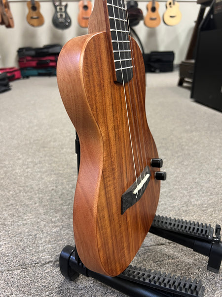 KALA KA-SB-ACA-T Solid Body Acacia Tenor Ukulele w/Case