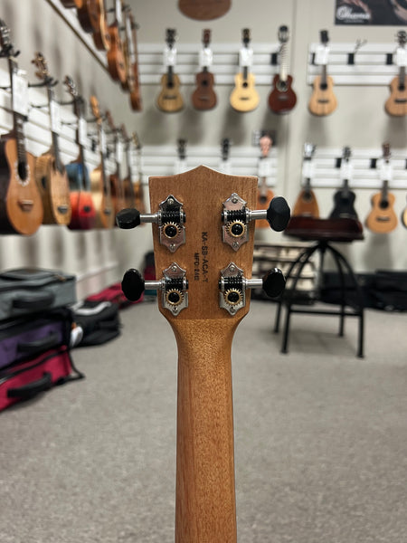 KALA KA-SB-ACA-T Solid Body Acacia Tenor Ukulele w/Case