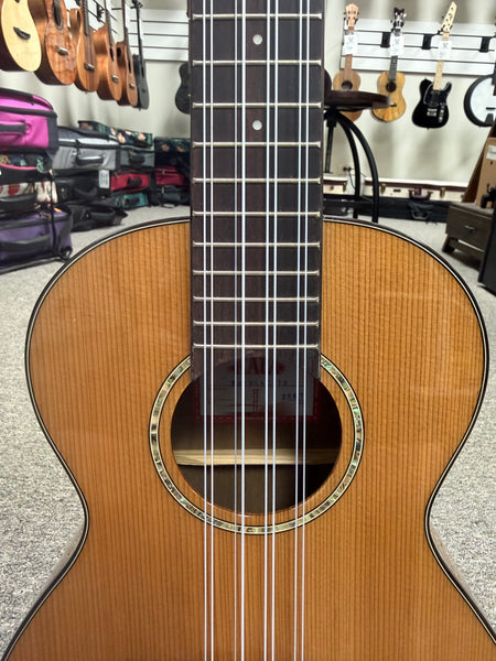 KALA KA-SCAC-T8 Solid Cedar Top Acacia 8 String Tenor Ukulele