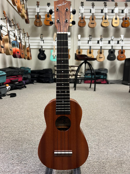 Millar TM-210L Solid Mahogany Soprano Long Neck Ukulele