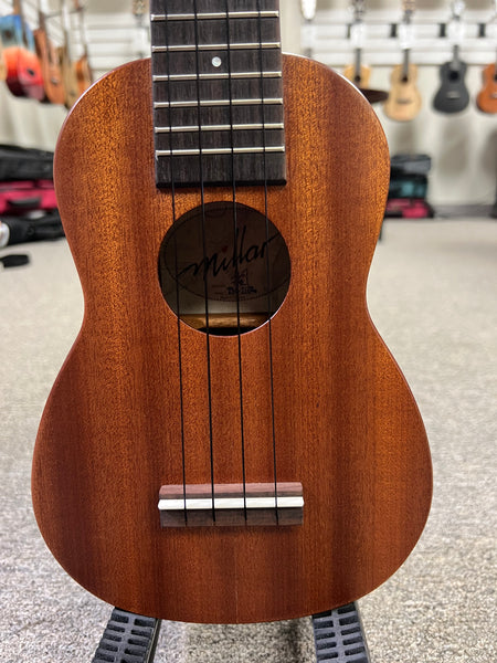 Millar TM-210L Solid Mahogany Soprano Long Neck Ukulele