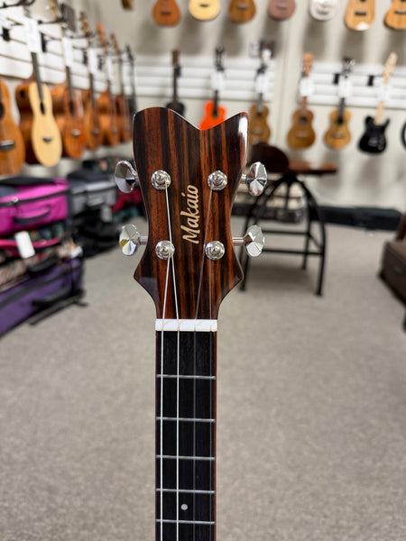 Makaio MSMB-10 Spalted Mango String Baritone Ukulele w/Case
