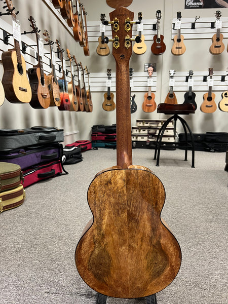 Flight Lily Solid Cedar/Mango Steel String Electric Baritone Ukulele w/Case