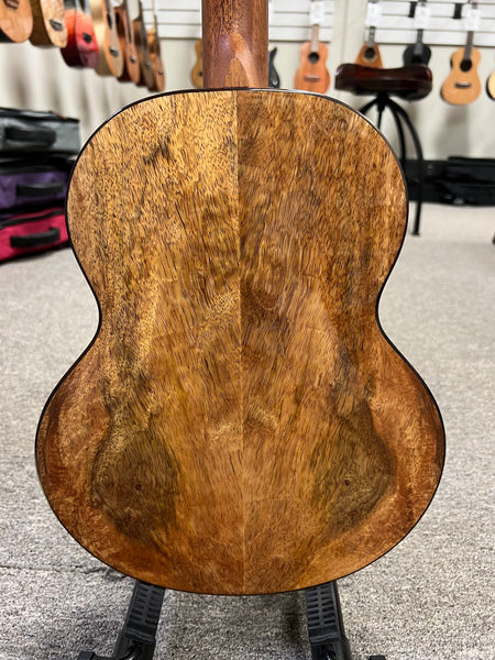 Flight Lily Solid Cedar/Mango Steel String Electric Baritone Ukulele w/Case