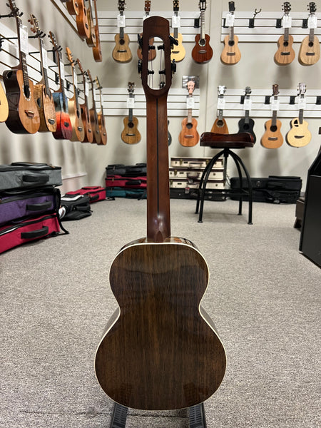 Flight Peter Moss Electric Tenor Ukulele w/Case -Black Moonburst