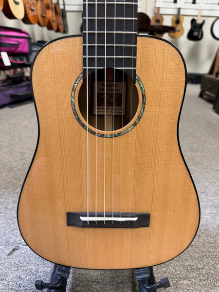 Romero Creations Daniel Ho 6 String Solid Spruce/Phoenix Dreadnought Nylon String Baritone Ukulele/Guitar w/Case - RC-DH6D-SP
