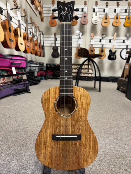 Romero Creations Solid Spalted Mango Concert Ukulele w/Case #1 - Large Body