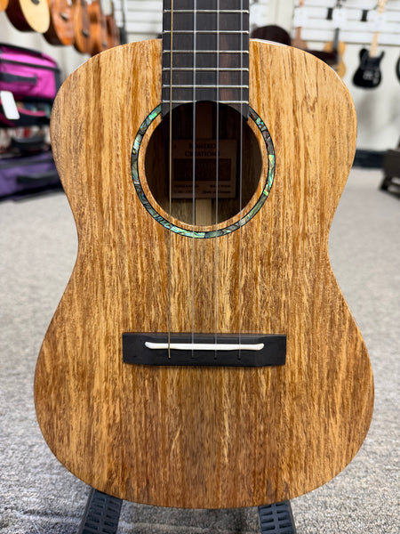 Romero Creations Solid Spalted Mango Concert Ukulele w/Case #1 - Large Body