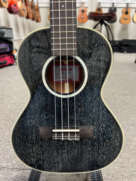 KALA KA-SDH-T Solid Salt and Pepper Doghair Mahogany Tenor Ukulele w/Case