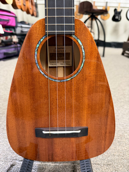 Romero Creations Solid Mahogany Tiny Tenor Ukulele w/Case - RC-TT-M