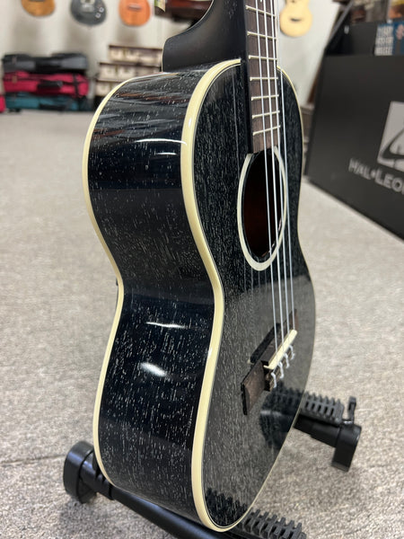KALA KA-SDH-T Solid Salt and Pepper Doghair Mahogany Tenor Ukulele w/Case