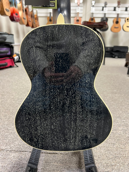 KALA KA-SDH-T Solid Salt and Pepper Doghair Mahogany Tenor Ukulele w/Case